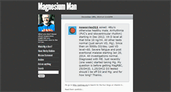 Desktop Screenshot of magnesiumman.com